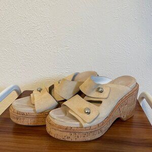 Rag and Bone Cork and Suede Wedges size  39